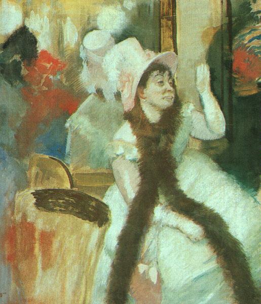 Edgar Degas Portrait after a Costume Ball oil painting picture